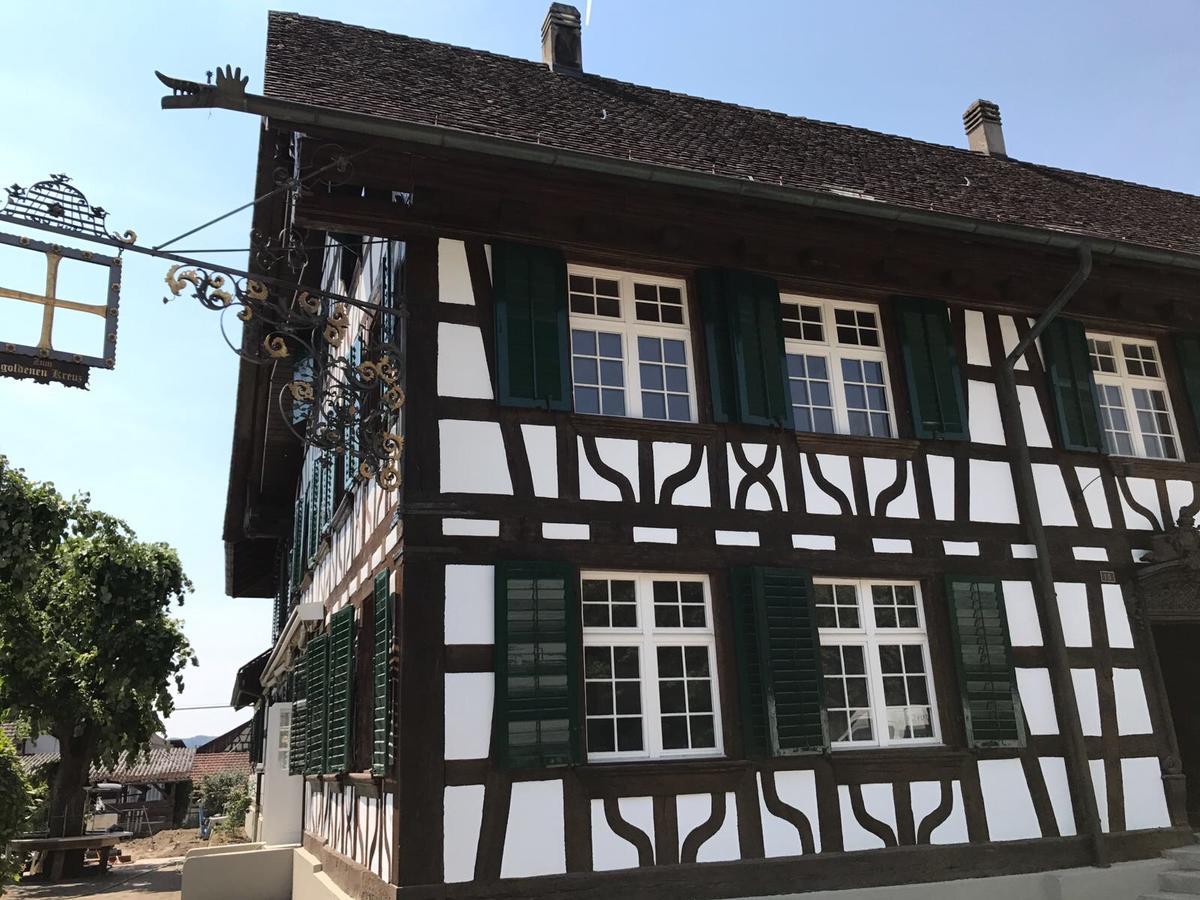 Gasthaus Zum Goldenen Kreuz Rafz Exterior photo